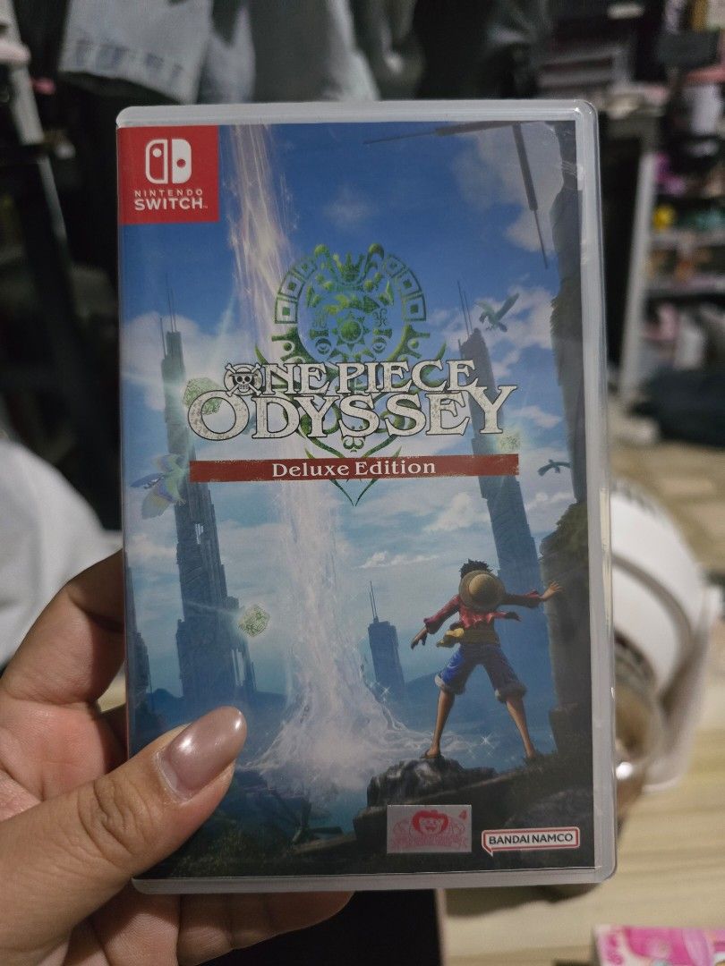 One Piece Odyssey Deluxe Edition Nintendo Switch Game (Category: Nintendo) located in Mandaluyong City. Submitted by jck0307 (Listing ID 1441126396, Image 1). Description: For sale ✨️ One Piece Odyssey - 1800 ✨ ️Final Fantasy Tactics - 1800 ✨️ Triangle Strategy - 1500 If getting all: 4.9k RFS: My partner gave me his switch. I'm buying other games 🥰 Negotiable but no to low ballers MOD: j&t and sdd only. No to LBC. i work night shifts and i dont 