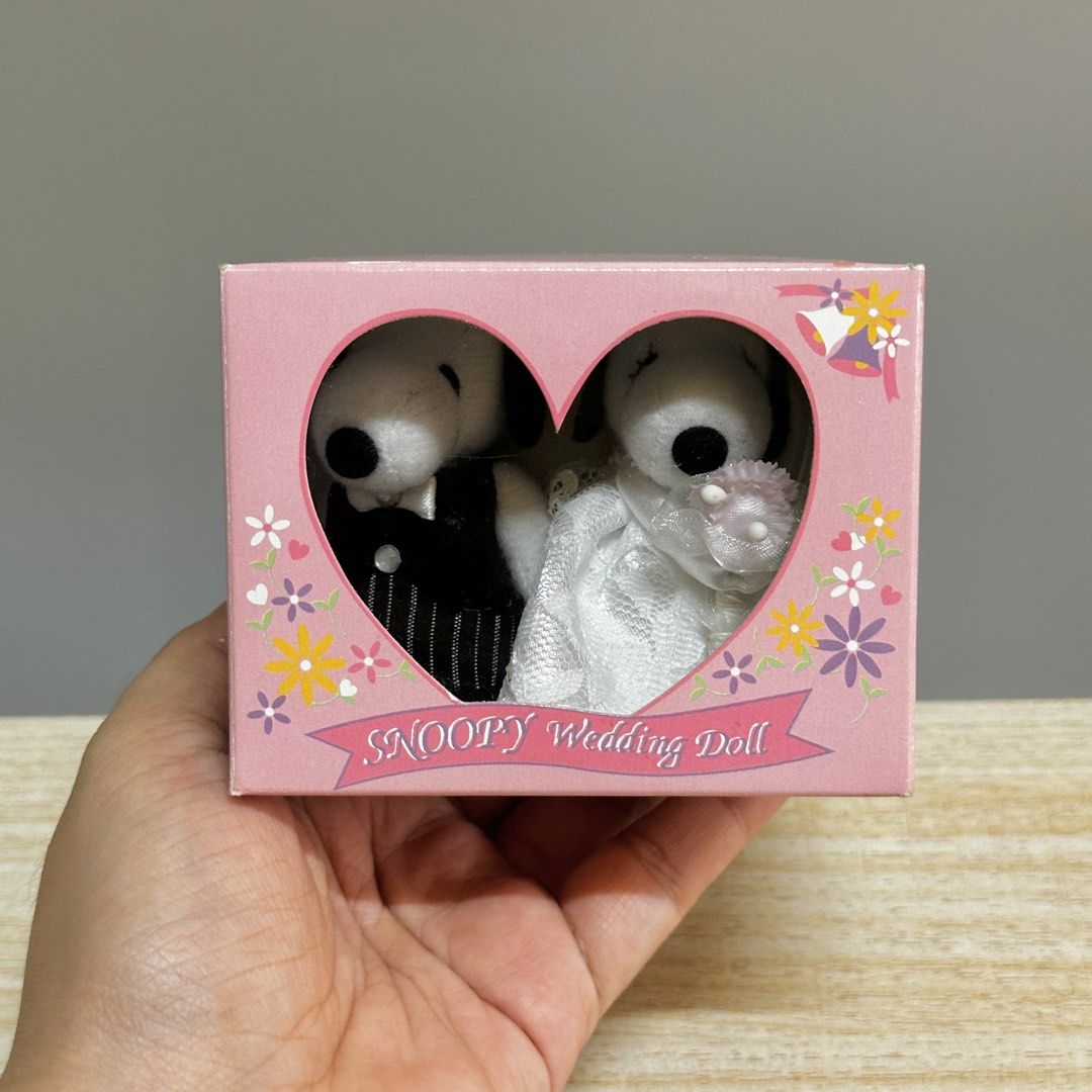 Peanuts Snoopy Mini Wedding Doll Plush 7cm (Category: Plushies & Soft Toys) located in Davao. Submitted by pandorastoybox (Listing ID 1441047117, Image 2). Description: Peanuts Snoopy Mini Wedding Doll Plush 7cm .