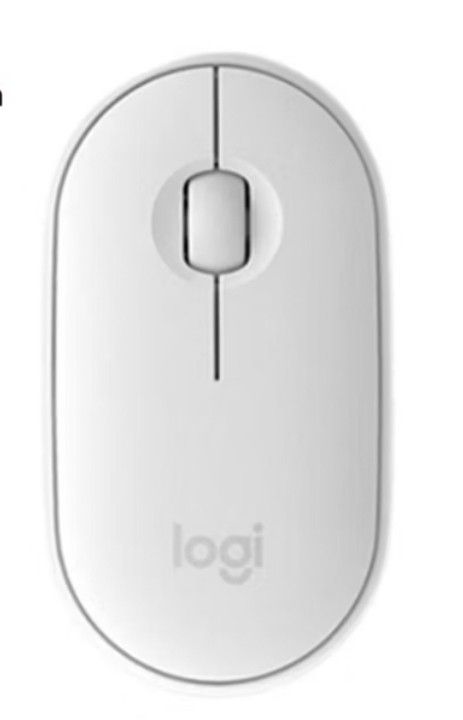 Pebble Wireless Mouse (White/Graphite)469525051947110400