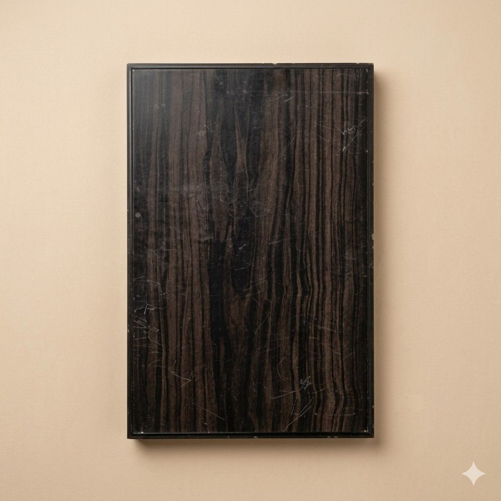 Premium Heavy-Duty Wood-Grain Display Tray / Decorative Riser – 19" x 12.5" (Category: Vintage Collectibles) located in Quezon City. Submitted by lem1998 (Listing ID 1441134980, Image 1). Description: Elevate your space with this substantial, high-quality display tray. Featuring a rich, dark wood-grain finish, this piece offers the classic aesthetic of premium timber with the clean, smooth look of modern laminate. Its impressive weight gives it e