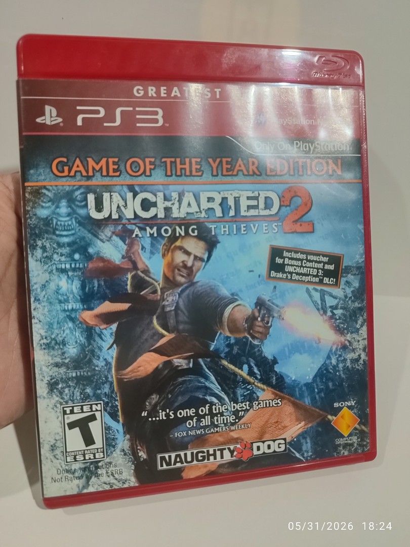 PS3 - Uncharted 2 "Not for Resale Version" (BRAND NEW) "ALL" (Category: PlayStation) located in Mendez-Nunez. Submitted by sf2_gameshop (Listing ID 1441064343, Image 2). Description: PLEASE READ CONDITION: A brand new item. No plastic wrap as I removed it from the two-pack bundle. This version doesn't come with a manual but I can include one upon request. GENRE: Action-adventure MODE: Single-player REGION: All VOICE: English IN-GAME TEXT: English