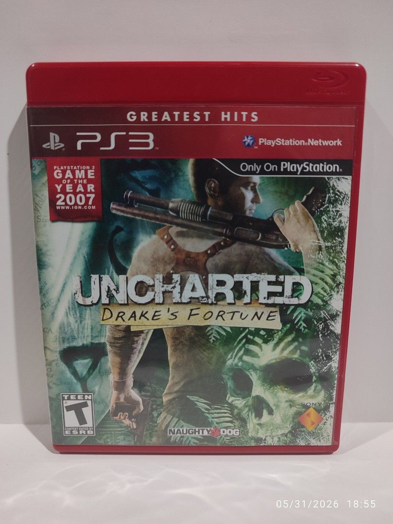 PS3 - Uncharted "Not for Resale" Version (BRAND NEW) "ALL" (Category: PlayStation) located in Mendez-Nunez. Submitted by sf2_gameshop (Listing ID 1441067474, Image 1). Description: PLEASE READ CONDITION: A brand new item. No plastic wrap as I removed it from the two-pack bundle. This version doesn't come with a manual but I can include one upon request. GENRE: Action-adventure MODE: Single-player REGION: All VOICE: English IN-GAME TEXT: English M