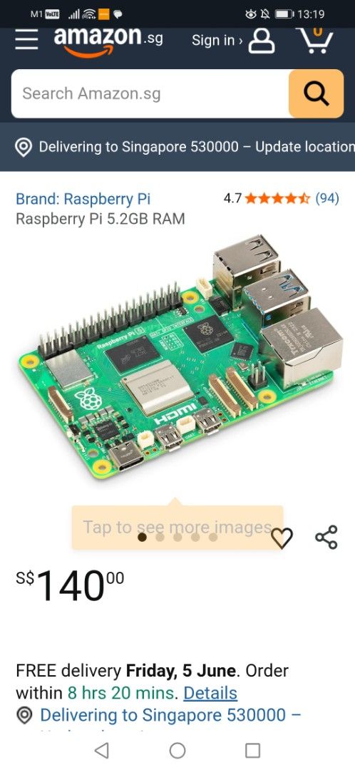Raspberry Pi 5.2GB RAM469265672233953281