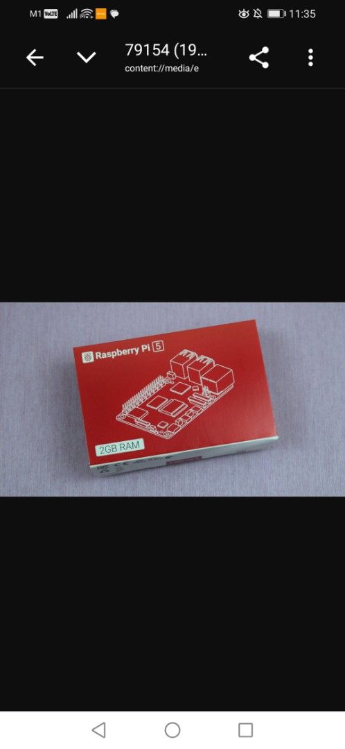 Raspberry Pi 5.2GB RAM469265672233953280