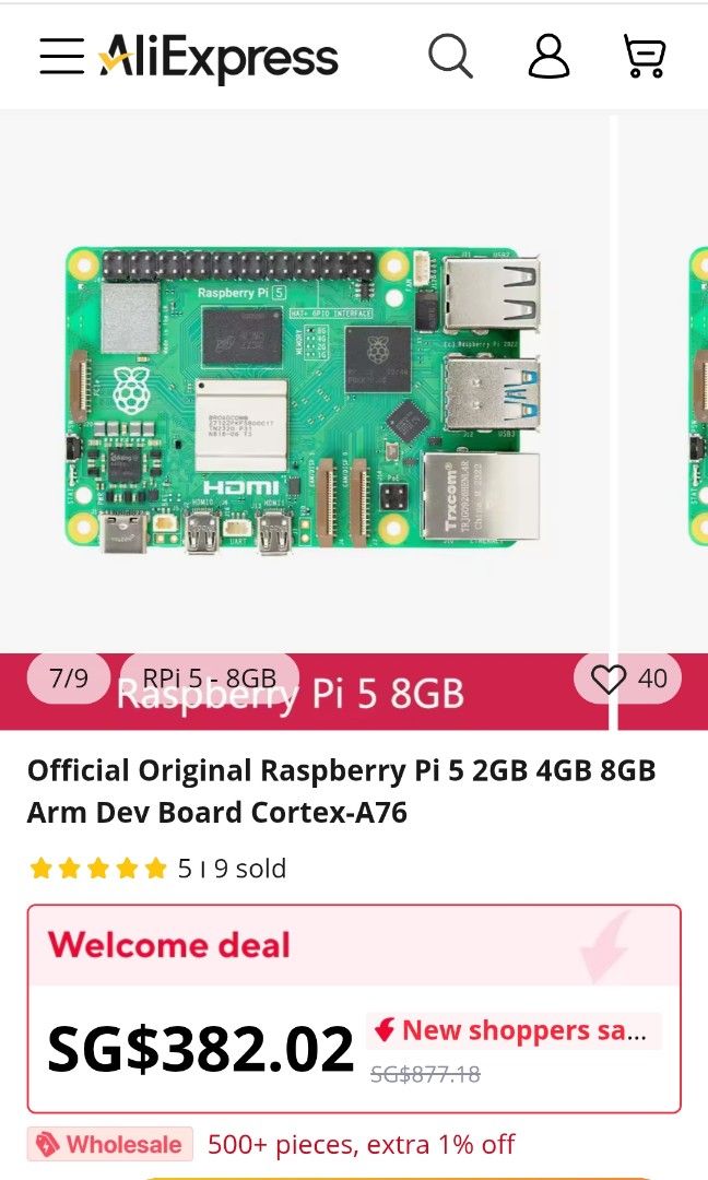 Raspberry Pi 5 8GB RAM469145679048232961
