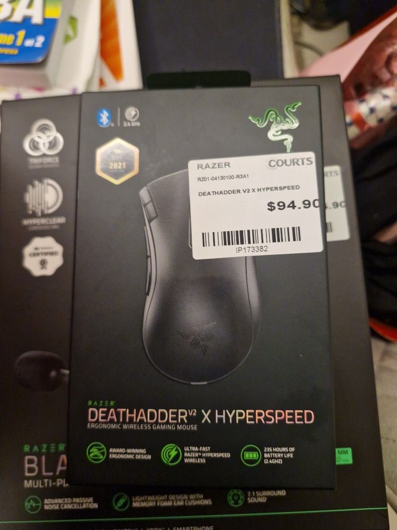 Razer DeathAdder V2 X Hyperspeed Wireless Gaming Mouse469399867795056640