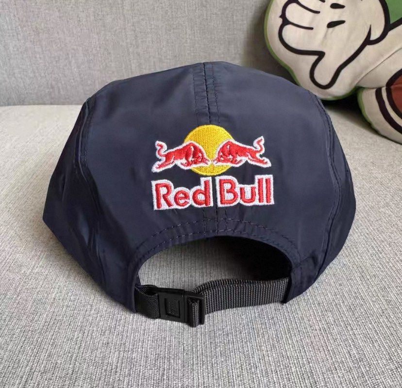 Red Bull 5panel Nylon Camp hat navy blue (Category: Caps & Hats) located in Pasig City. Submitted by paymelikelandlord (Listing ID 1441057659, Image 2). Description: Red Bull 5panel Nylon Camp hat navy blue Unstructured nylon running hat Brand new Dm to purchase 📥.