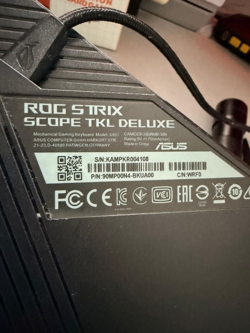 ROG Strix Scope TKL Deluxe Mechanical Gaming Keyboard469272938121809922