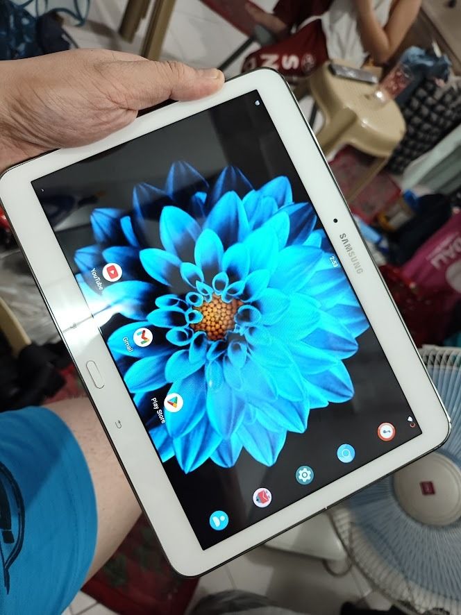 Samsung Galaxy Tab 4 10.1 Tablet Android 10 (Category: Android) located in Quezon City. Submitted by Mr.Skyler (Listing ID 1441023160, Image 1). Description: FOR ONLY 3.4K PRICE GOODS NA GOODS PANG TABLET PANG NETFLIX MALAKI ANG SCREEN 10.1 INCHES WIFI TABLET EXPANDABLE MEMORY CARD SLOT around 98% smoothness overall SUPER PRESENTABLE GREAT BATTERY LIFE MODEL: SM-T530 UPGRADED TO CUSTOM ROM ANDROID 10 LINEAGE OS 17.1 MAS MARAMING APPS NA SUPPORTED