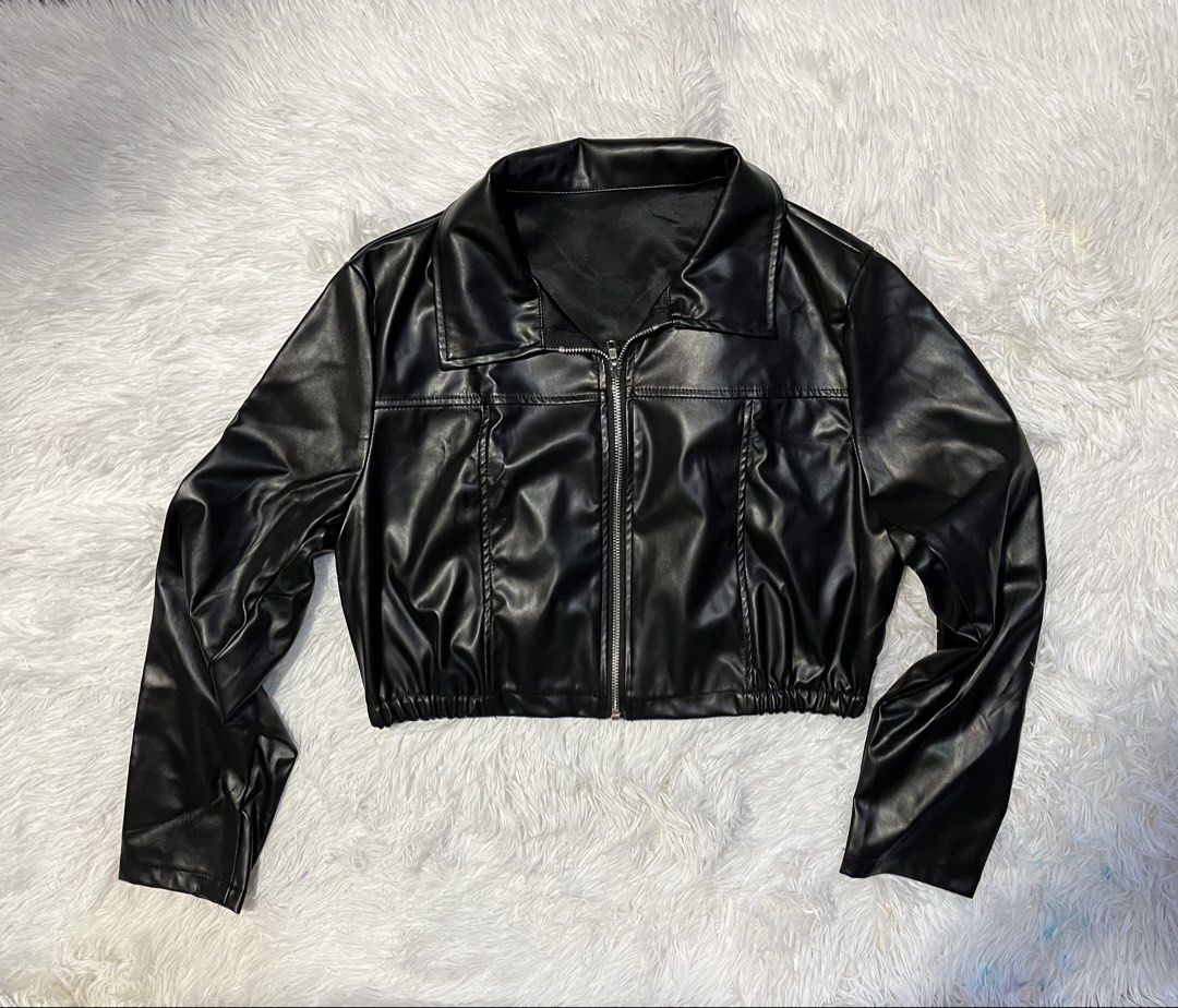 Shein Leat (Category: Coats, Jackets and Outerwear) located in Paranaque City. Submitted by shop.caramel (Listing ID 1440960179, Image 1). Description: PAYMENT FIRST MOP & MOD—GCASH +5 FEE| J&T LOC: PARAÑAQUE/IMUS .
