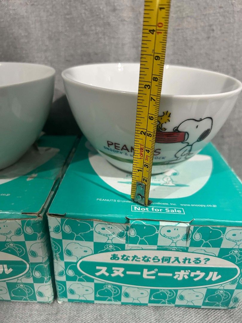 Snoopy Ceramic Bowl 2 pc set (Category: Dinnerware & Cutlery) located in Cavite. Submitted by jp477 (Listing ID 1440954430, Image 2). Description: From Japan Surplus with original box 2 pcs for 300.