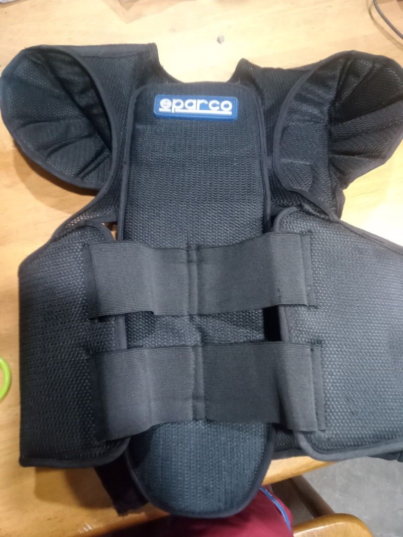 Sparco Davide Foré Developed & Tested Racing Vest (Category: Vests) located in Makati City. Submitted by pardsroman (Listing ID 1441068406, Image 3). Description: - Sparco Racing Vest - Developed and tested with Davide Foré - Size: Medium (M) - Color: Black - Features adjustable straps for a snug fit - Ideal for racing and karting activities MOP via BPI or gcash payment first before delivery no return no exchange. shipping at buyers expense.