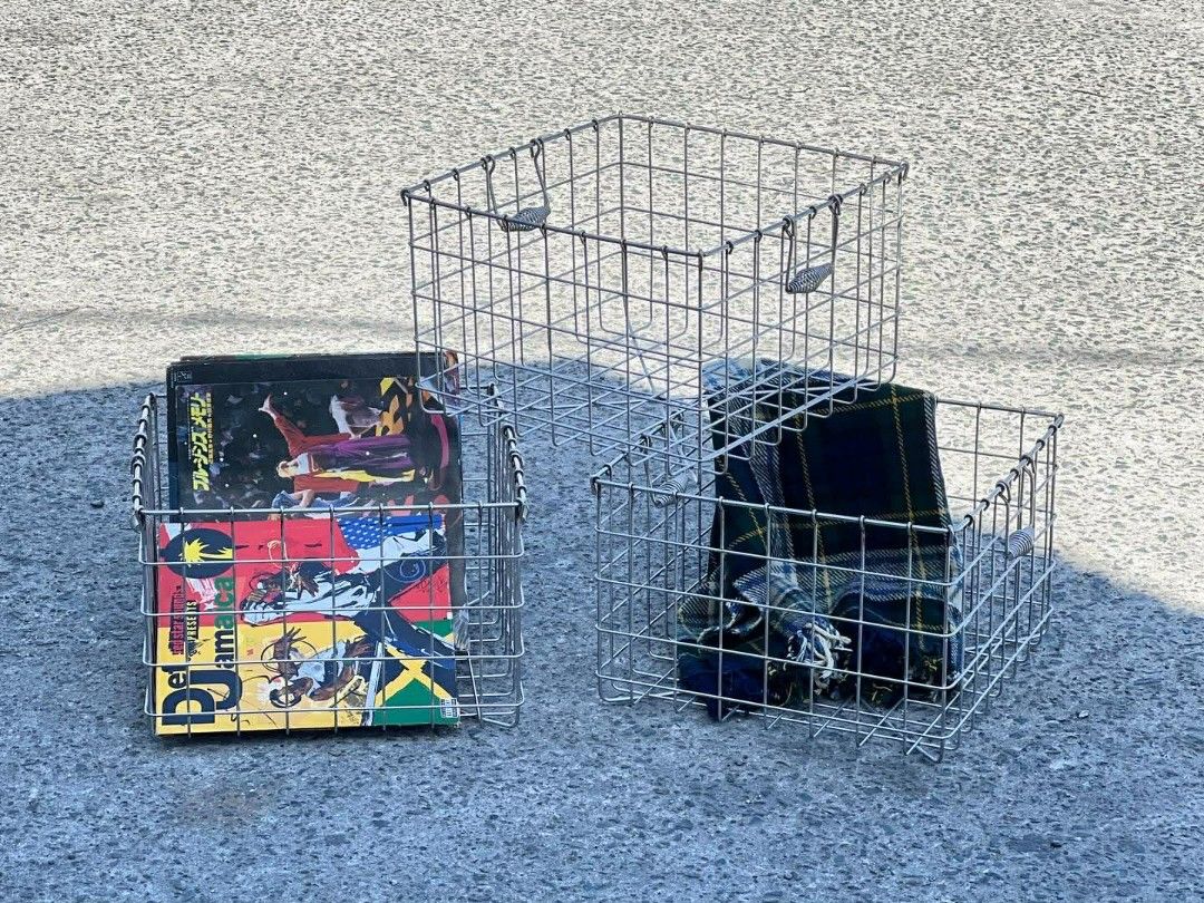 Steel wire basket (Category: Storage Boxes & Baskets) located in Manila. Submitted by mightyfox.28e9a1 (Listing ID 1440963970, Image 2). Description: .