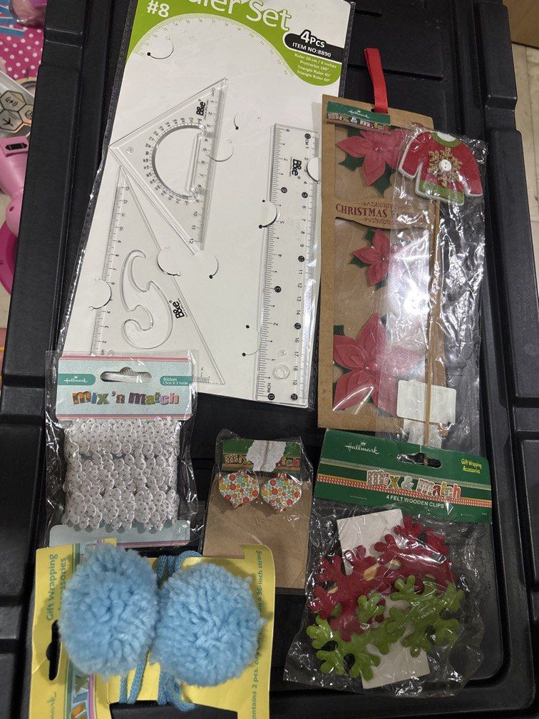 Take all craft set with ruler (Category: Craft Supplies & Tools) located in Manila. Submitted by vintageaccessories (Listing ID 1441103574, Image 1). Description: .