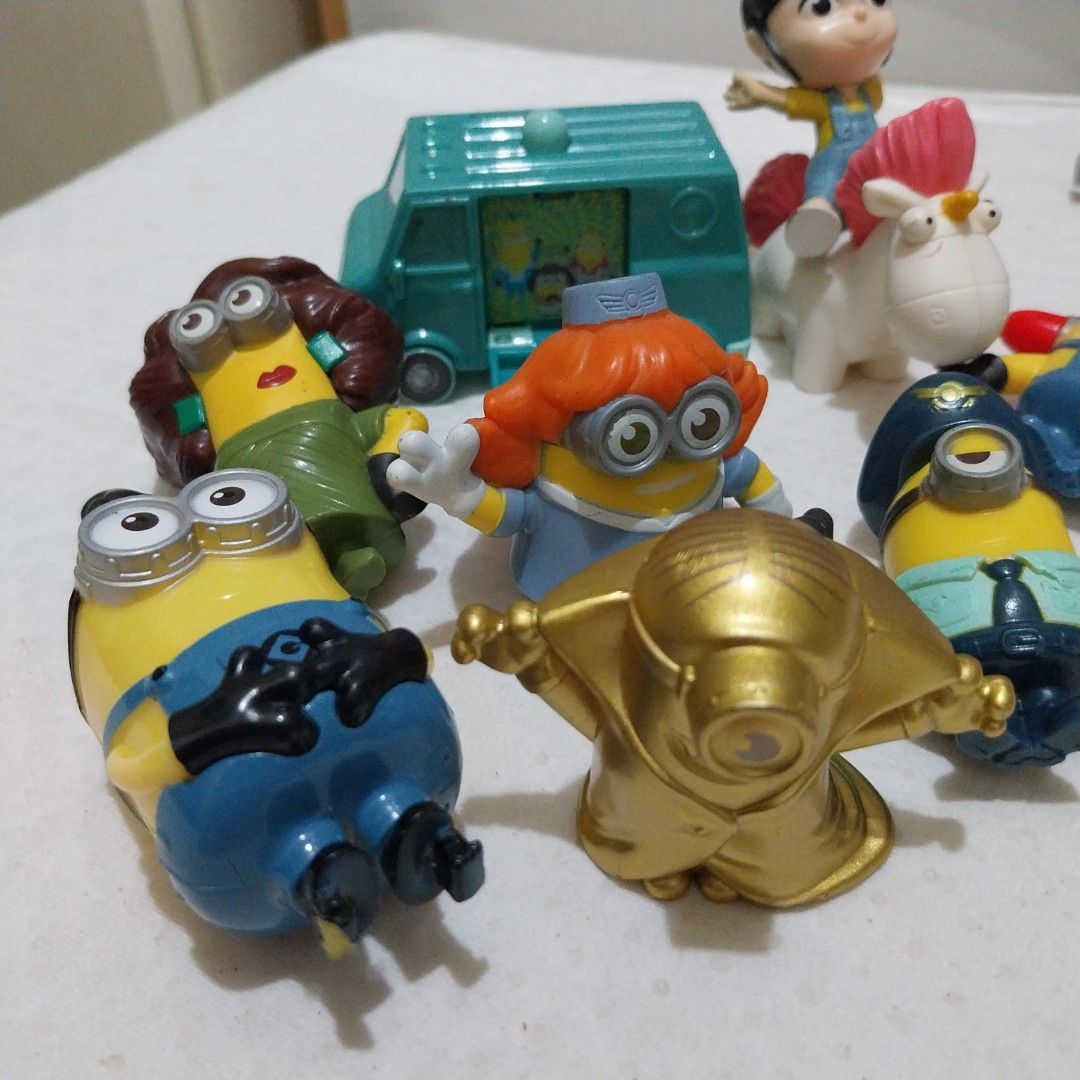 Take all Minions Figures with Agnes Unicorn (Category: Figurines & Statues) located in Caloocan City. Submitted by mariecarlaph (Listing ID 1441133097, Image 2). Description: FREE Shipping min spend of P999!✨️ JnT every Sundays or Lalamove. Fixed sf below P999: NCR P95 Luzon P110 VisMin P180.