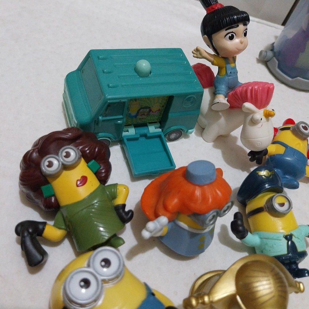 Take all Minions Figures with Agnes Unicorn (Category: Figurines & Statues) located in Caloocan City. Submitted by mariecarlaph (Listing ID 1441133097, Image 3). Description: FREE Shipping min spend of P999!✨️ JnT every Sundays or Lalamove. Fixed sf below P999: NCR P95 Luzon P110 VisMin P180.