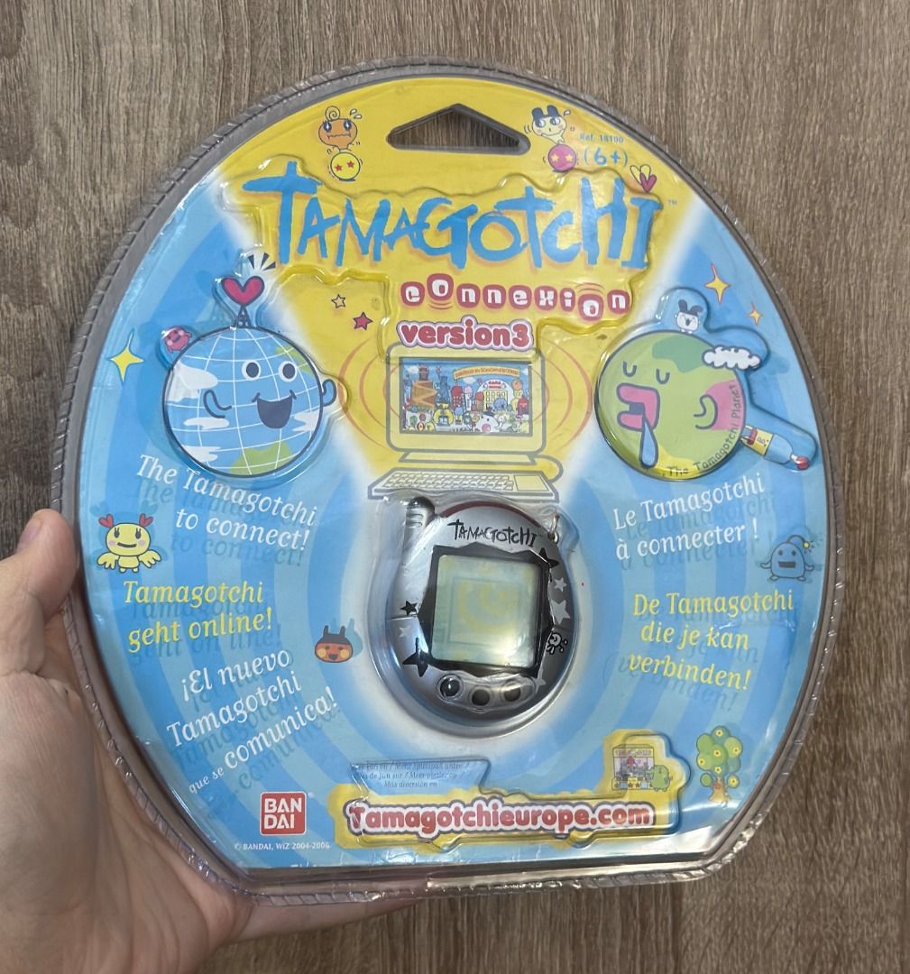 Tamagotchi Connection Connexion v3 Version 3 Europe Silver Star (Category: Interactive Toys) located in Binangonan. Submitted by hanschristiancristobal (Listing ID 1441136872, Image 1). Description: Tamagotchi Connection Connexion Version 3 v3 Europe Release Silver Star shell Bought secondhand, see pics for condition Original packaging still intact, opened from bottom part Tested Meetups in Binangonan, Rizal Maya/Gcash/Instapay/QR PH/Unionbank/BP