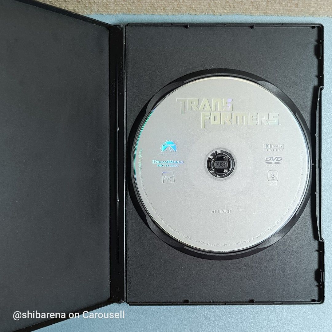 Transformers DVD - Region 3 NTSC (Category: CDs & DVDs) located in Cebu City. Submitted by shibarena (Listing ID 1441108881, Image 3). Description: - Transformers DVD - Region 3 NTSC (Pre-owned) - Directed by Michael Bay - Features Optimus Prime, Bumblebee, and Megatron ⚠️ Please ensure your DVD player supports Region 3 (NTSC) before purchase..