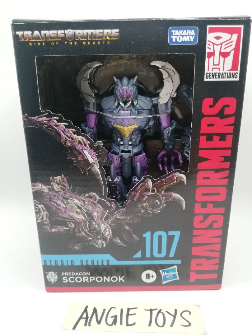 Transformers Studio Series SS-107 PREDACON SCORPONOK Deluxe Class (Sealed) (Category: Figurines & Statues) located in Davao. Submitted by angiesvintagetoyshoppe (Listing ID 1440955128, Image 1). Description: 🔥 TRANSFORMERS STUDIO SERIES SS-107: DELUXE CLASS PREDACON SCORPONOK 🔥 Up for grabs is an original 2024 Hasbro Transformers Studio Series Deluxe Class Predacon Scorponok (SS-107). Screen-accurate sculpt from the movie Rise of the Beasts! Co