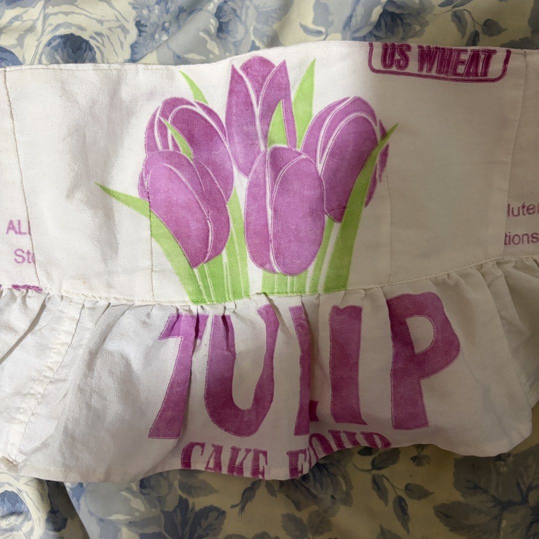 Tulip Cake Flour Tube Top | project.ph (Category: Others Tops) located in Pasig City. Submitted by jh01116 (Listing ID 1441097600, Image 3). Description: Issue: Color fading/wash wear on printed fabric design.