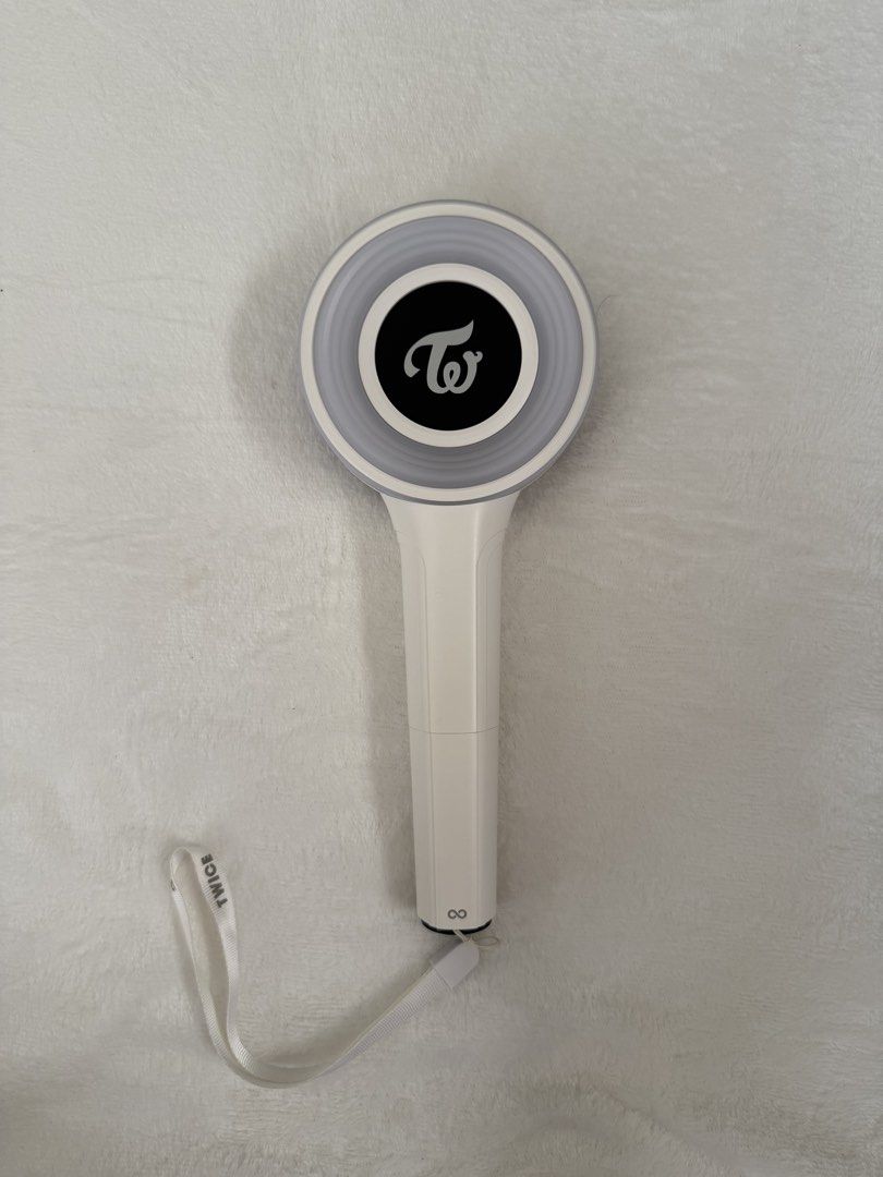 TWICE Candy Bong Z Lightstick (Category: K-Wave Merchandise) located in Las Pinas. Submitted by wackyvaldez (Listing ID 1440989022, Image 3). Description: TWICE Candy Bong Z lightstick. Official merchandise. Multiple light modes available. Comes with original box and strap. Great for ONCEs! Only used once during Twice’s concert in PH Arena last 2023. I can send a video for you to see it is still working. .