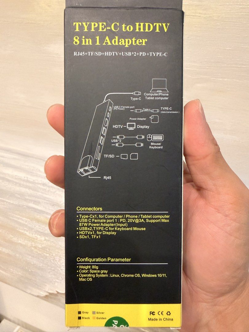 Type-C 8-in-1 Hub469537596816107521