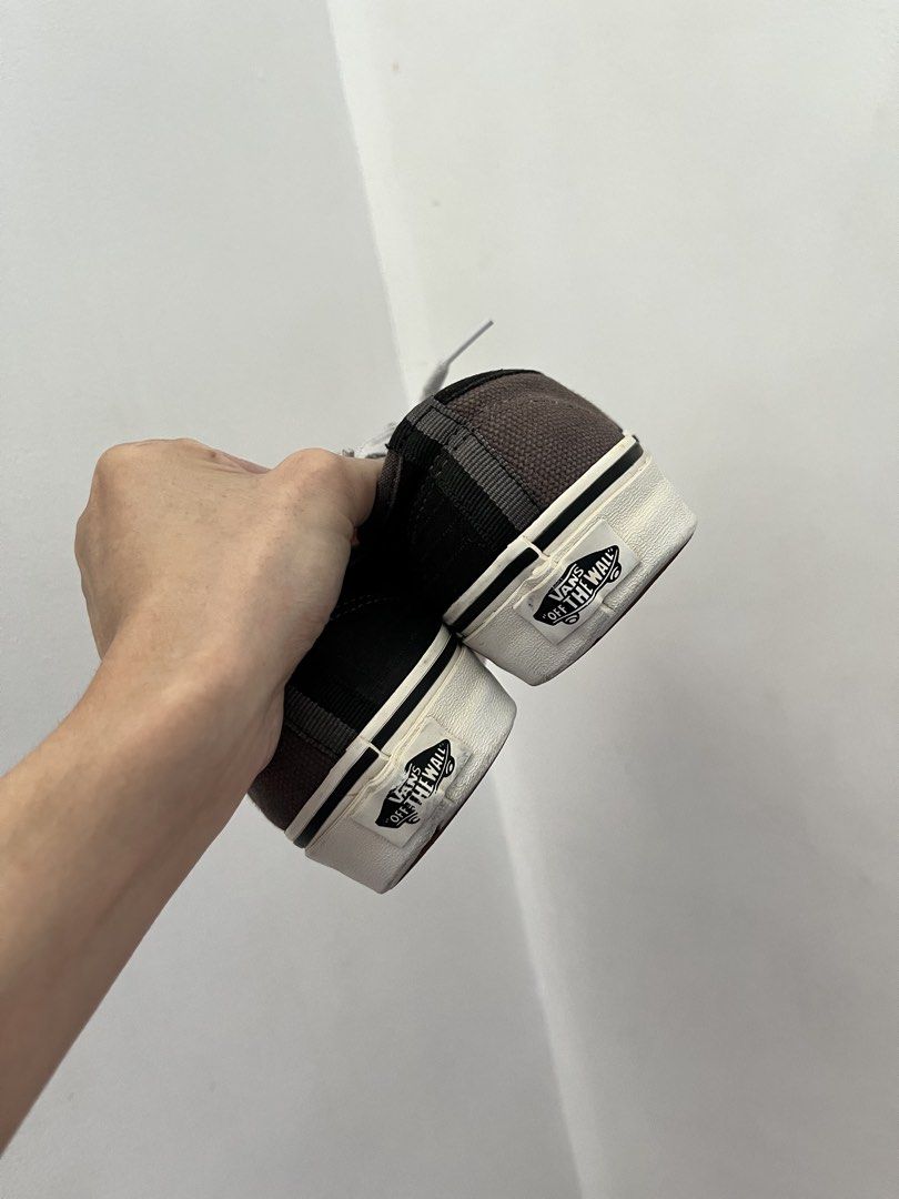 Vans Authentic Sneakers Black Brown (Category: Sneakers) located in Quezon City. Submitted by declutter_xo (Listing ID 1441147934, Image 3). Description: - Classic Vans Authentic sneakers - Stylish two-tone black and brown colorway - Crisp white laces and signature white rubber sole - Iconic Vans logo tab on the side - Durable waffle sole for excellent grip - Ideal for everyday casual wear.