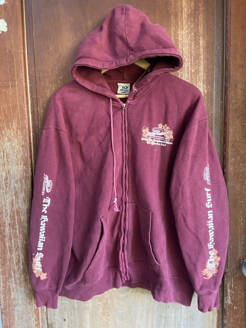VINTAGE PIKO PULL UP ZIP HOODIE (Category: Coats, Jackets and Outerwear) located in Baler. Submitted by kal-thrift (Listing ID 1440952251, Image 1). Description: VINTAGE PIKO 23W x 26Length Excellent Condition 9.8 Colorate Minimal Crank print👌🏼.