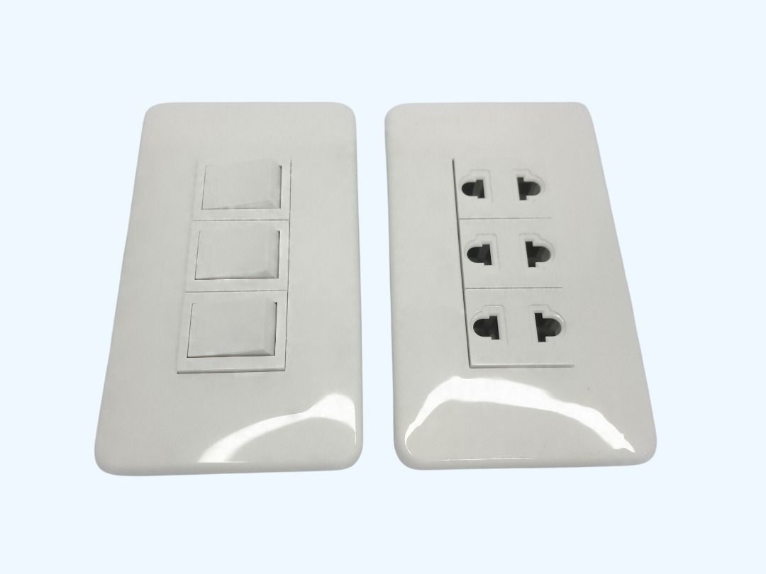 WALL OUTLET SWITCH 3-GANG HEAVY DUTY, 1-PC per ORDER (Category: Electrical, Adaptors & Sockets) located in Quezon City. Submitted by besteinpc (Listing ID 1440991981, Image 1). Description: WALL OUTLET SWITCH 3-GANG HEAVY DUTY, 1-PC per ORDER FEATURES: VARIATION 👉a. SWITCH 👉b. OUTLET BENEFITS: 👉Heavy duty HOW TOS: 👉Best for home and office use.