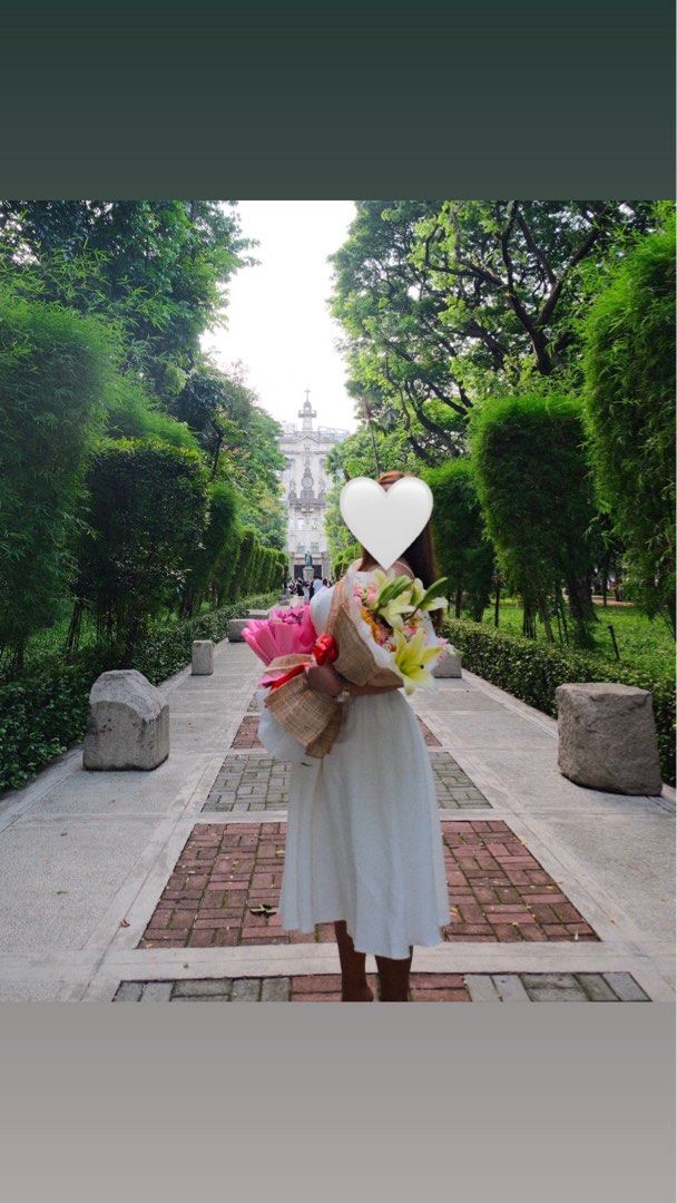 White Midi Formal Dress with Spaghetti Straps (Category: Dresses) located in Binan City. Submitted by bonakiddddd (Listing ID 1440989613, Image 2). Description: - decluttering - size: XL - Worn only once (graduation ceremony) - shipping c/o buyer.
