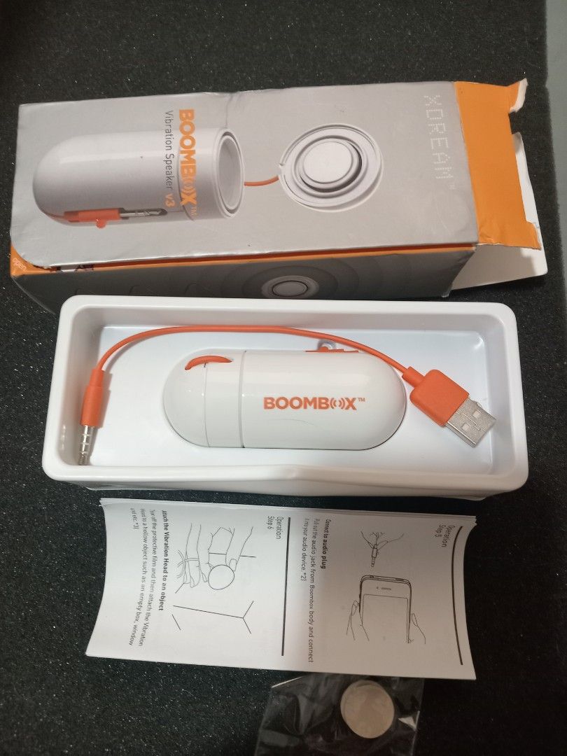 Xdream BoomBox Vibration Speaker V3 (Category: Soundbars, Speakers & Amplifiers) located in San Juan City. Submitted by emer25 (Listing ID 1441018592, Image 2). Description: Xdream BoomBox Vibration Speaker V3 Loc. SAN JUAN CITY MANILA.