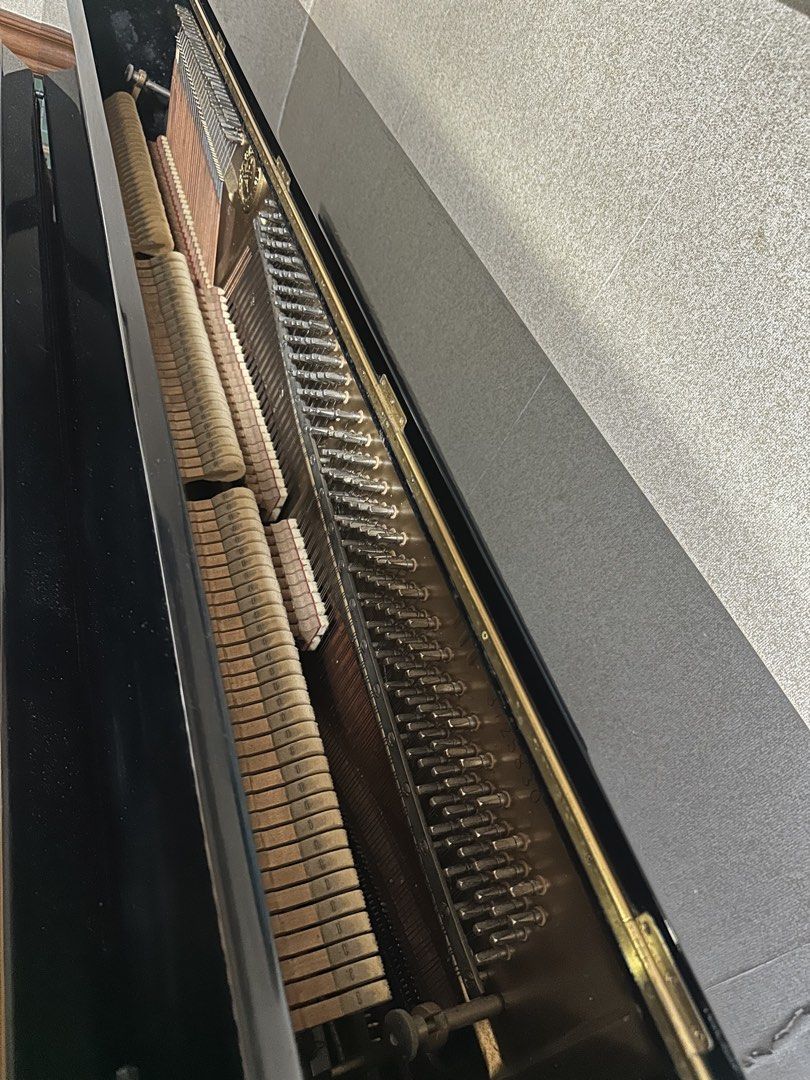 Yamaha M1 Upright Piano (Category: Musical Instruments) located in Manila. Submitted by lance.cham (Listing ID 1440998327, Image 3). Description: Yamaha M1 Upright Piano - Serial Number: 3725830 - Classic Black Finish - 3 pedals - Includes Matching Bench - For pickup in QC. Buyer to handle - Can send videos for sound check - Negotiable.