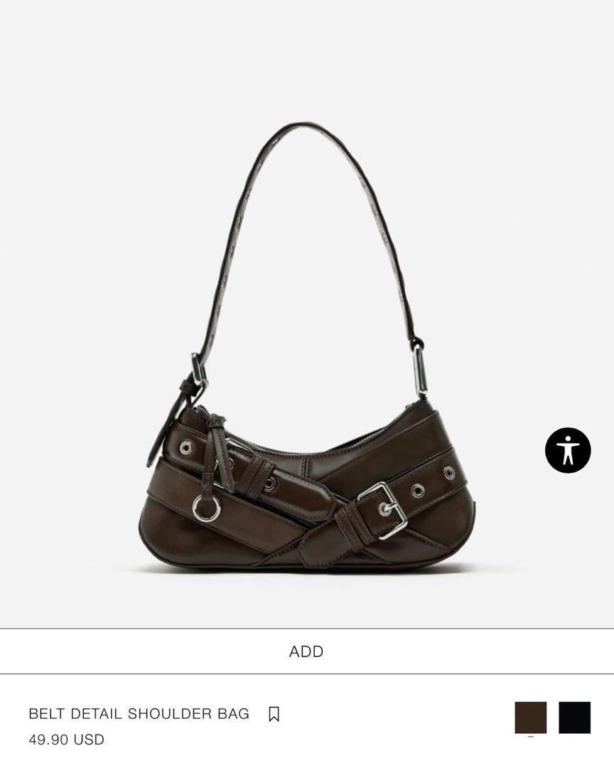 Zara Belt Detail Shoulder Bag (Category: Shoulder Bags) located in Taguig. Submitted by poshcity (Listing ID 1441129021, Image 1). Description: ✨PLEASE MAKE READING A HABIT✨ INCLUSIONS: ✨: With Tag and Paperbag ✨: What you see is what you get ✨: Manage your expectations. Items are all MPO/Mall Pull Out — ✔️: Sure buyers only should fill up the form, No form No item. ✔️: Payment first policy. No COD & COP. .