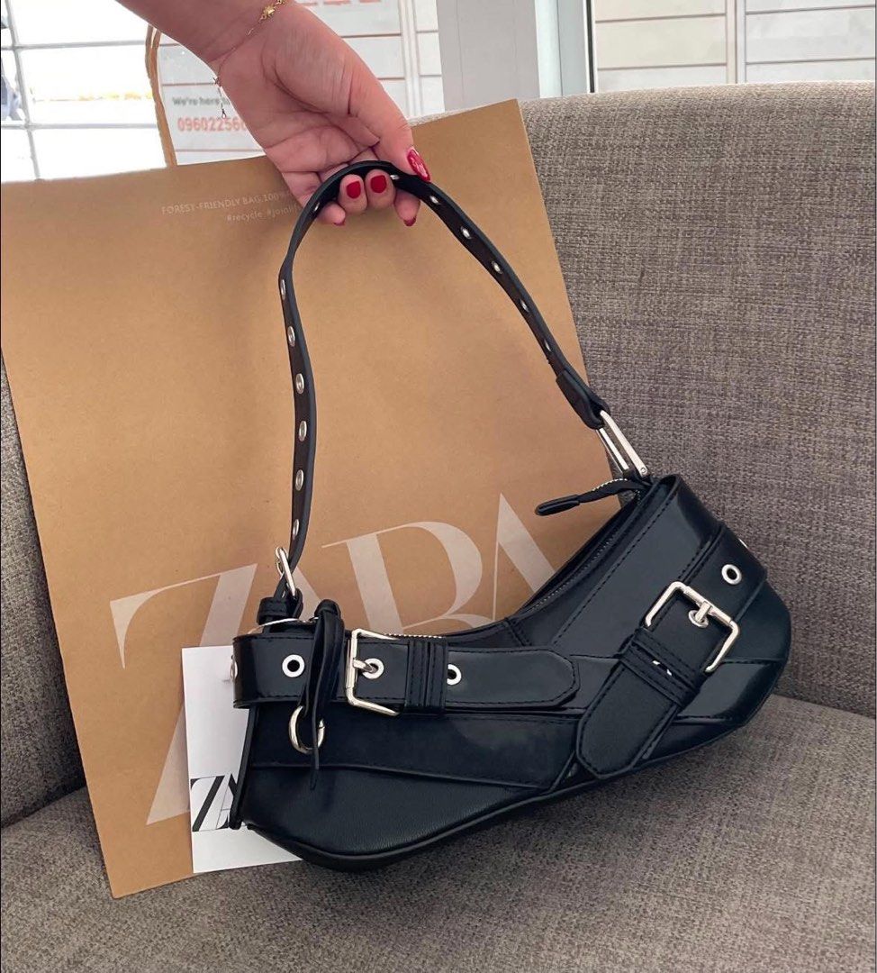 Zara Belt Detail Shoulder Bag (Category: Shoulder Bags) located in Taguig. Submitted by poshcity (Listing ID 1441129021, Image 3). Description: ✨PLEASE MAKE READING A HABIT✨ INCLUSIONS: ✨: With Tag and Paperbag ✨: What you see is what you get ✨: Manage your expectations. Items are all MPO/Mall Pull Out — ✔️: Sure buyers only should fill up the form, No form No item. ✔️: Payment first policy. No COD & COP. .