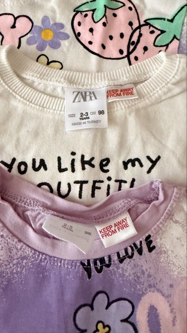 Zara Kids T-Shirts Bundle (2-3 Years) (Category: Babies & Kids Fashion) located in Cainta. Submitted by carlaloo07 (Listing ID 1440982513, Image 3). Description: .