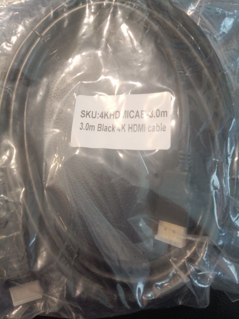 4K HDMI Cable - 3.0m Black444785655243100160