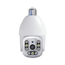 5G WiFi Security Camera Light Bulb - 9-LED Night Vision, Light Socket Powered452742851519457280