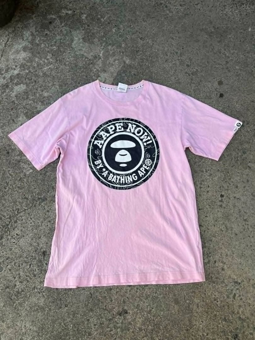 AAPE By A Bathing Ape (Category: Tshirts & Polo Shirts ) located in Las Pinas. Submitted by mysticstone_806e38 (Listing ID 1436051417, Image 1). Description: No issue Needs Wash Size Large 20x29.
