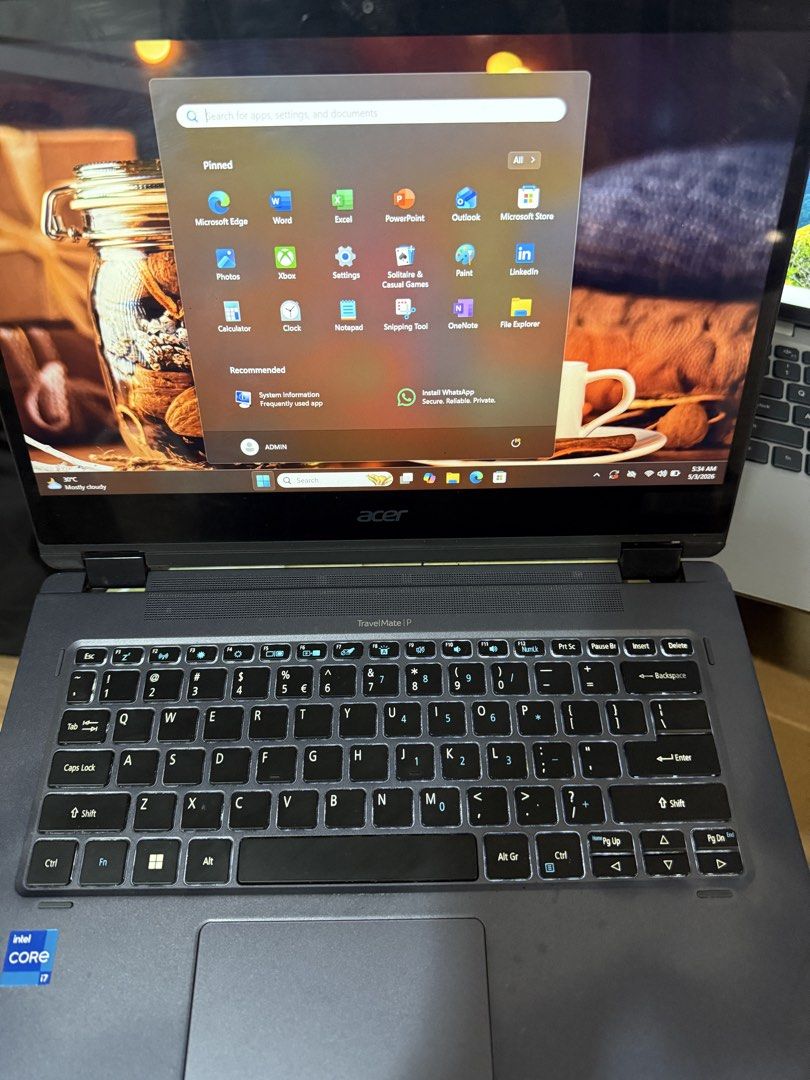 Acer i7 10 generation Ram -16 ssd 512444558336926033921