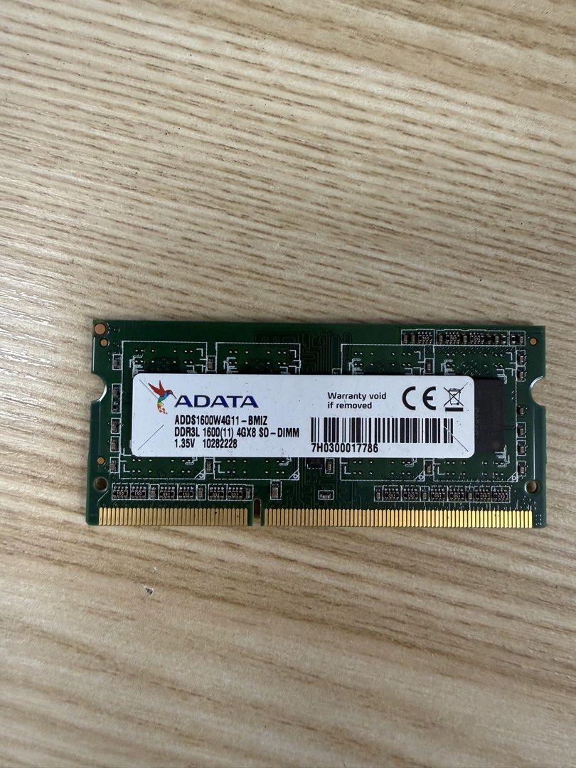 ADATA DDR3 4GB 1600MHz SO-DIMM RAM445057094323415040