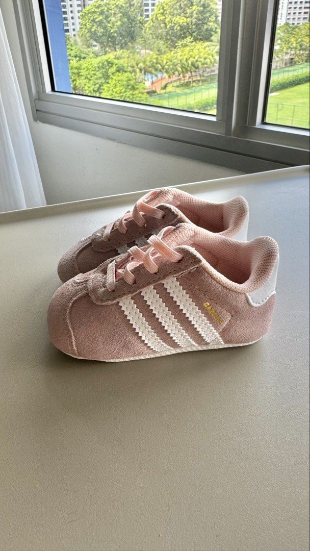 adidas gazelle silver green womens Toddlers adidas Gazelle Comfort Closure Shoes