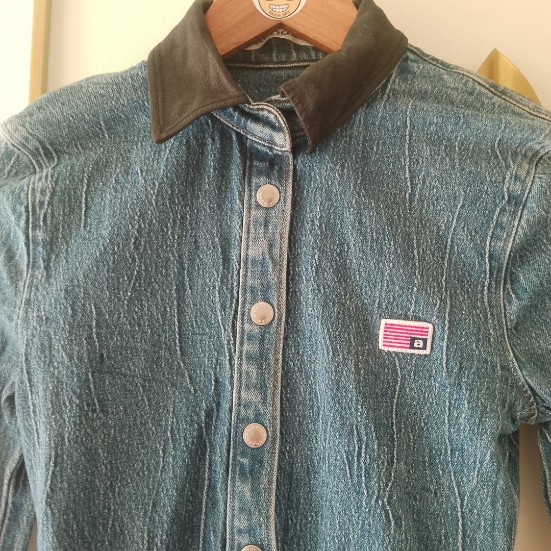 Alexander Wang " Denim" shirt-jacket (Category: Luxury Apparel) located in Calumpit. Submitted by BCHThriftShop (Listing ID 1436031743, Image 3). Description: Note: Pls! Refer to the dimensions for proper fit🔥 📌Dimes : L= 25.5 in. W= 15.5 in. 📌Issue : N/A 📌Color rate : 9.5/10 📌Condition: Like New 📍Due to the brightness, the photo may differ from the actual one💡 🙏Pls! message us if you need further informationℹ️ 🙏Please! keep in mind that