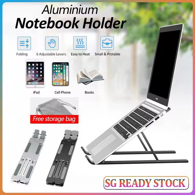 Aluminium Laptop Stand Dark Grey444591375983595521
