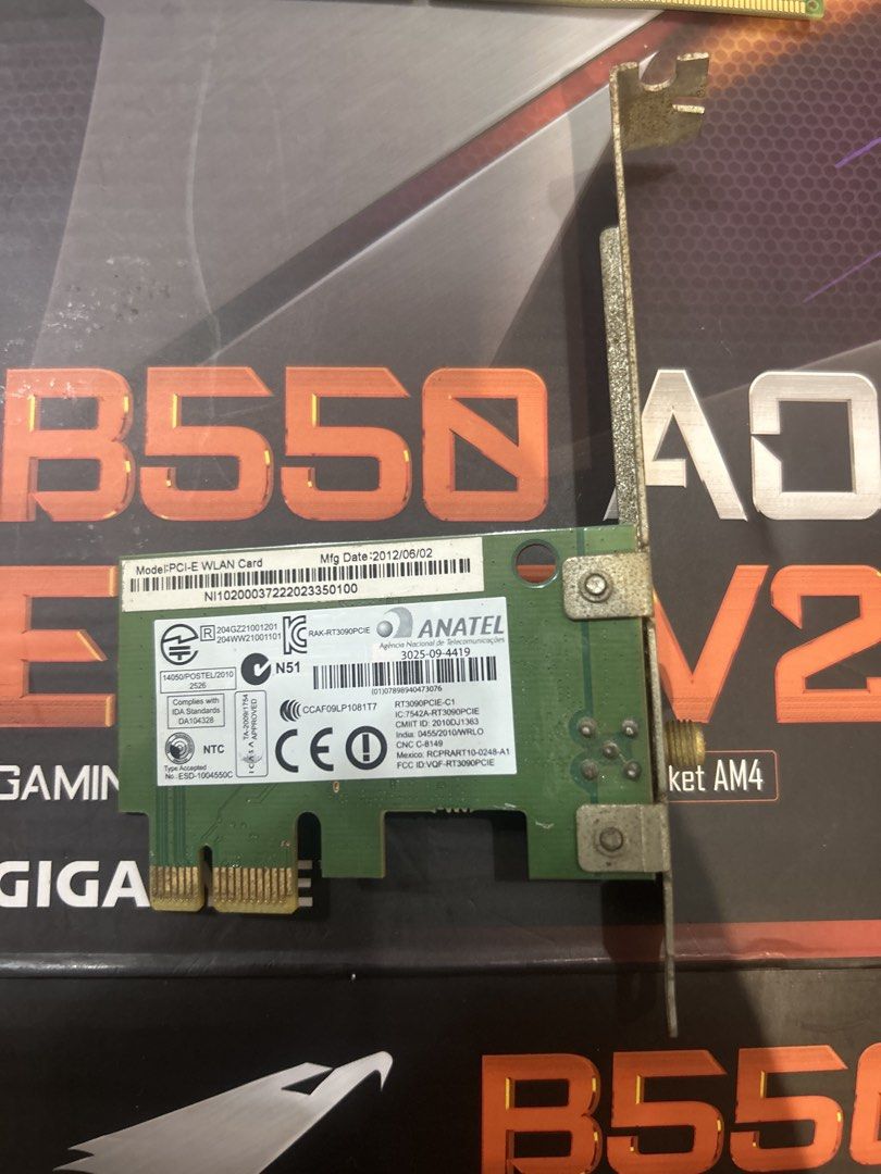 ANATEL PCI-E WiFi WLAN Card