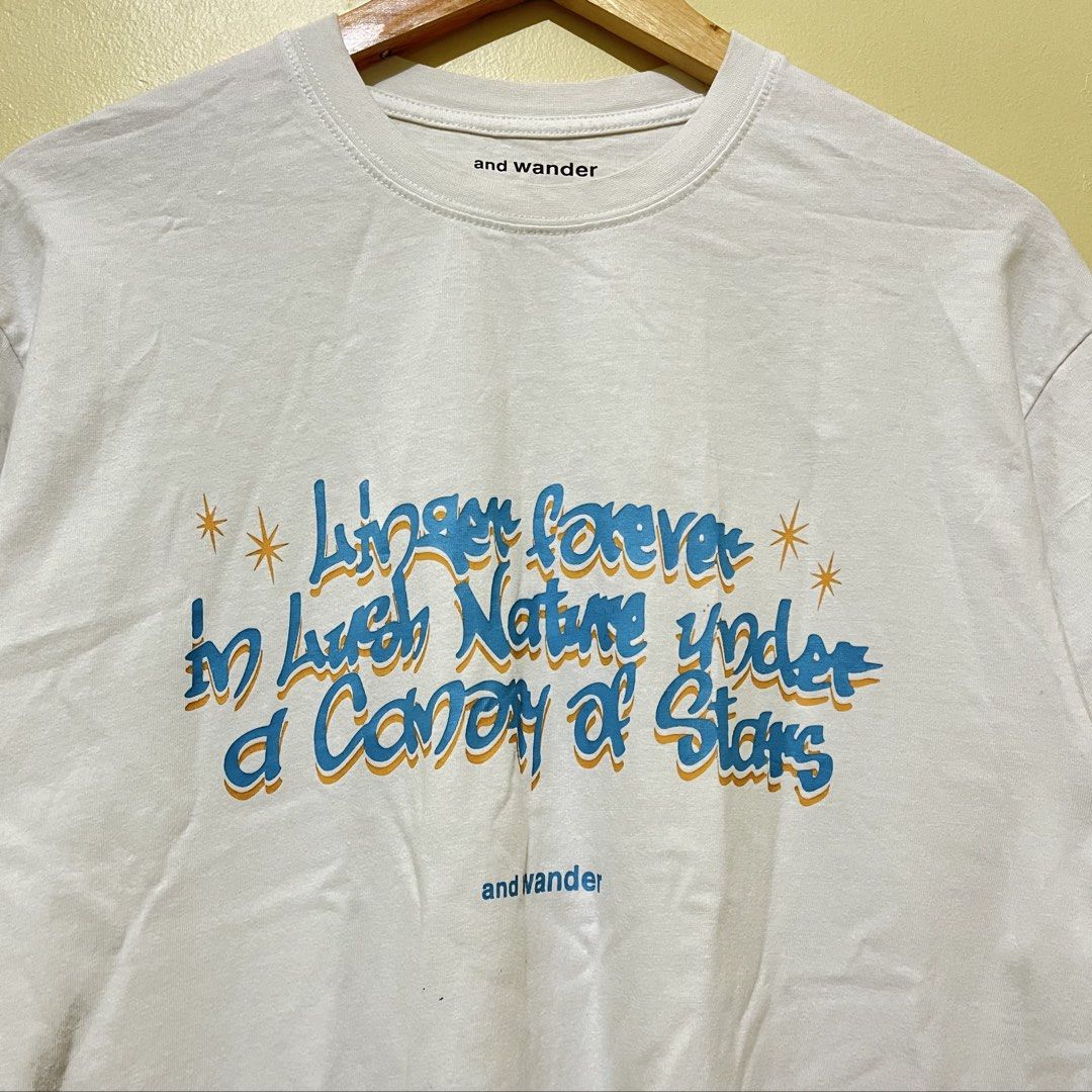 and Wander - WHITE GRAFFITI LOGO TEE (Category: Tshirts & Polo Shirts ) located in Lucena. Submitted by southsidekartell (Listing ID 1436043766, Image 3). Description: MEDIUM IN VERY GOOD CONDITION NO MAJOR ISSUES .