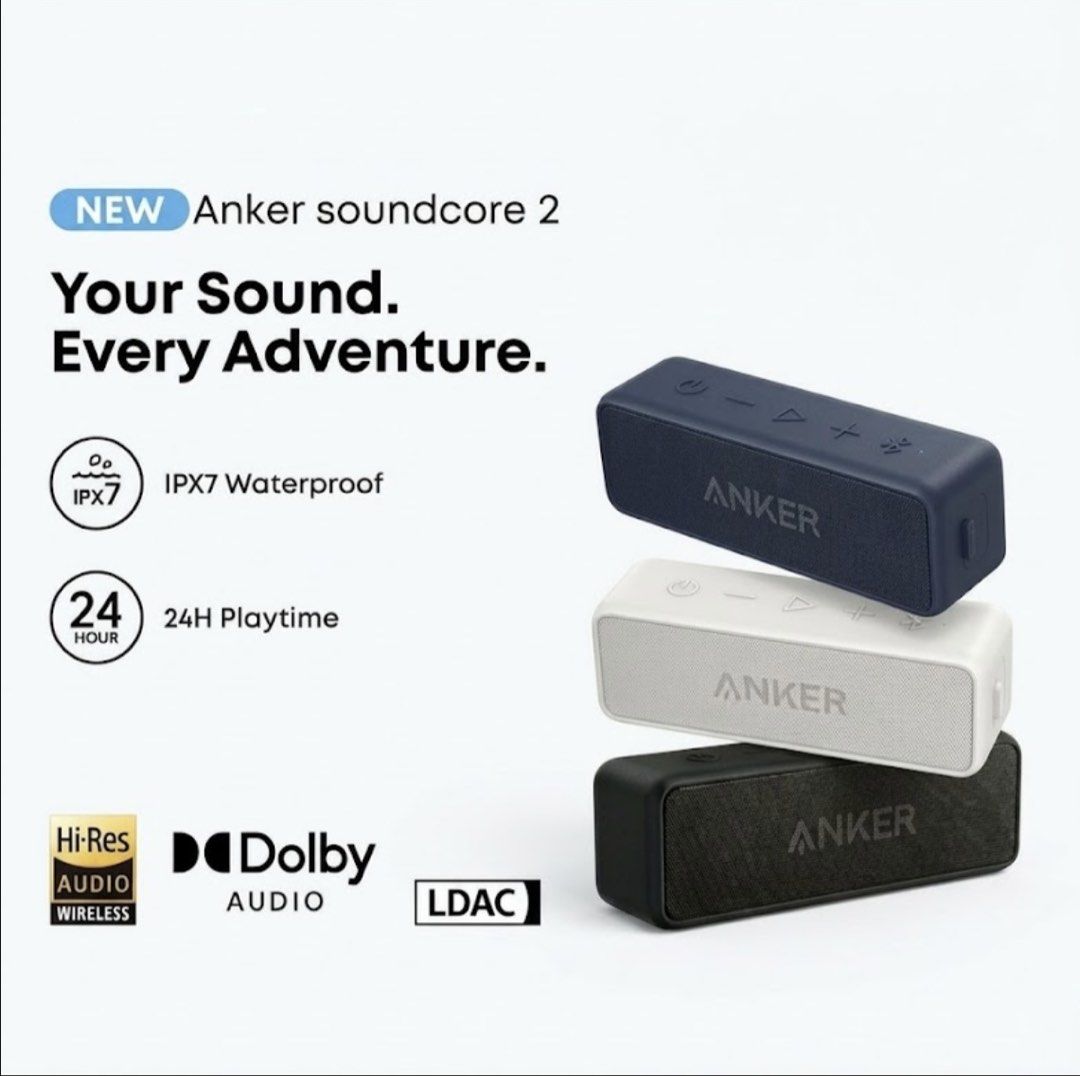 Anker Soundcore 2 Portable Bluetooth Speaker