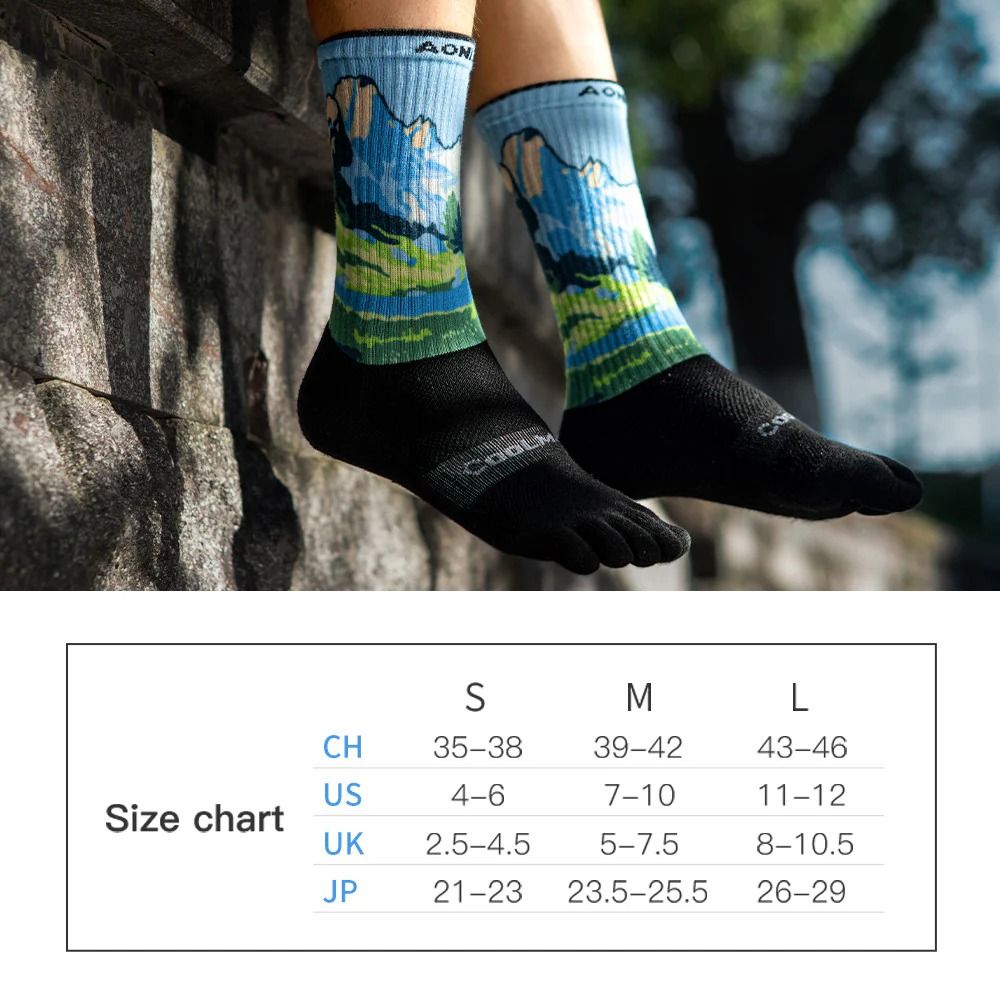 Aonijie E4843- CALF SPORT TOE SOCKS - ANTELOPE (Category: Activewear) located in Manila. Submitted by abot.ph.17846 (Listing ID 1435966968, Image 2). Description: Brand: AONIJIE Name: Sports five-finger socks Model: E4843# Fabric: 73%Coolmax, 24% Nylon, 3% Lycra Size: S/M Suitable: Running, marathon, leisure Package includes: 1 pair of five-toe socks are any problems, please feel free to contact us!.