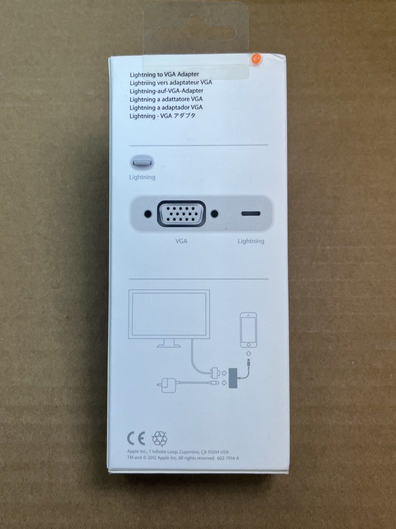 Apple iPhone iPad Lightning to VGA Adapter444912560966871041