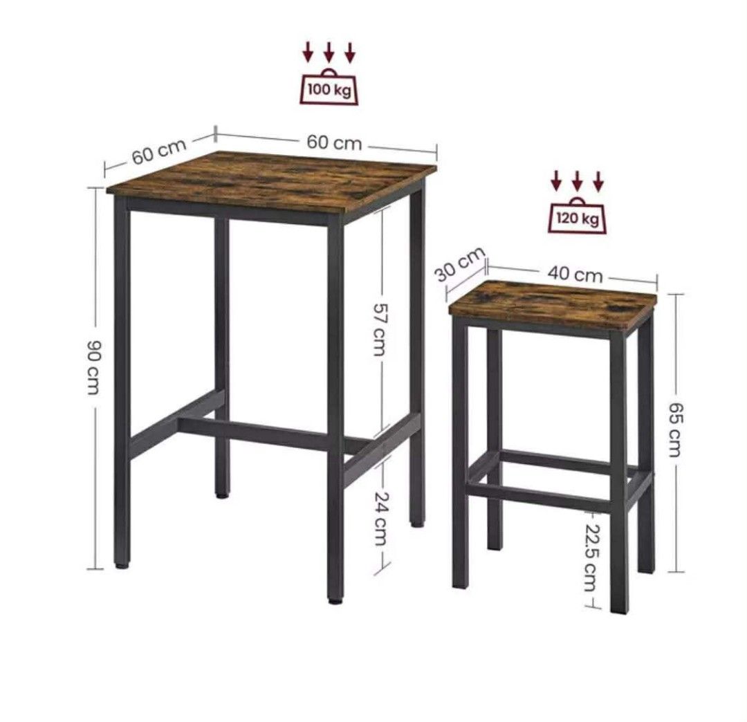 Bar Table and Stool Set (Category: Tables & Sets) located in Valenzuela. Submitted by jhagonzales (Listing ID 1436009438, Image 1). Description: .