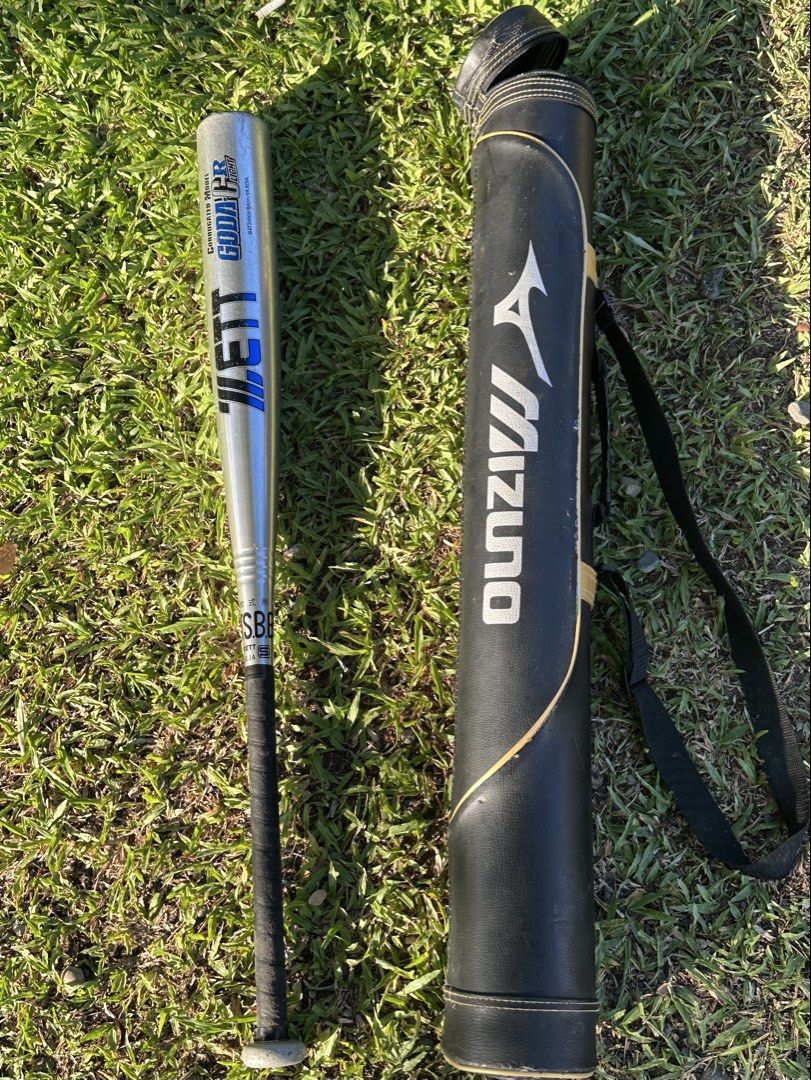 Baseball bat Zett 84cm (Category: Other Sports Equipment and Supplies) located in Cabanatuan. Submitted by dangerousharmony (Listing ID 1435913384, Image 1). Description: Zett baseball bat + bag 1200+sf Tarlac.